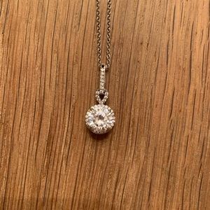 Crystal & Sterling Silver Necklace